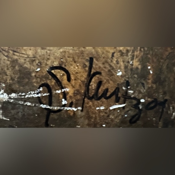 Sharon Klutz Designs stone wall decor wall plaque signed  & numbered “Hope” - Picture 4 of 5